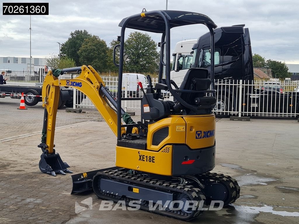 Minibagger a típus XCMG XE18 E FACTORY WARRANTY - KUBOTA ENGINE, Neumaschine ekkor: Veghel (Kép 2)