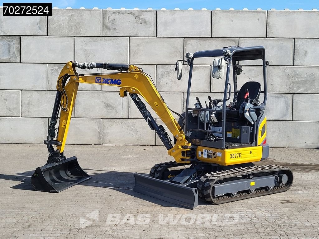 Minibagger от тип XCMG XE27 E FACTORY WARRANTY - CW/3 BUCEKTS - KUBOTA ENGINE, Neumaschine в Veghel (Снимка 3)