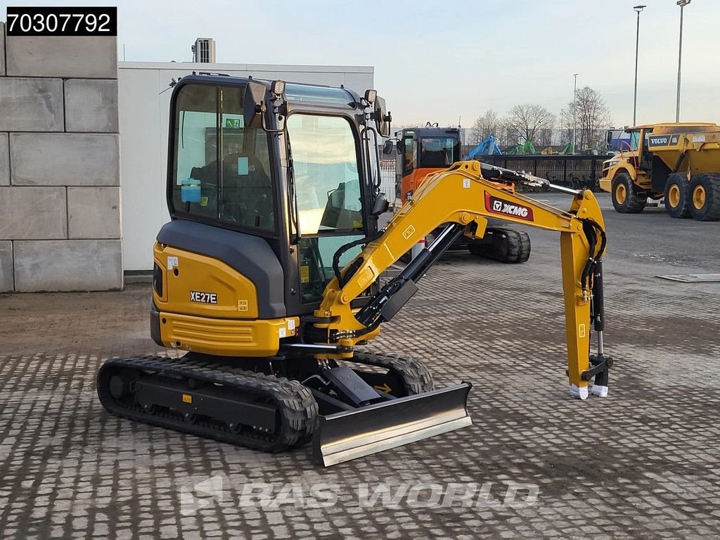 Minibagger typu XCMG XE27 E FACTORY WARRANTY - KUBOTA ENGINE - CE CERTIFIED, Neumaschine w Veghel (Zdjęcie 8)