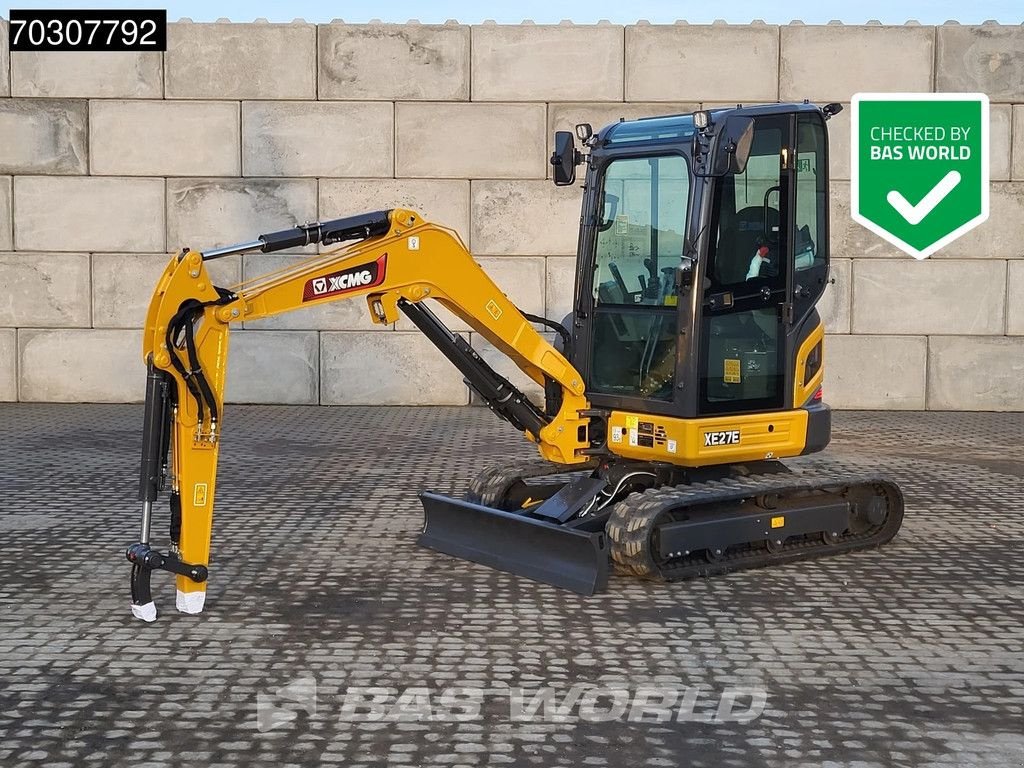 Minibagger typu XCMG XE27 E FACTORY WARRANTY - KUBOTA ENGINE - CE CERTIFIED, Neumaschine w Veghel (Zdjęcie 1)