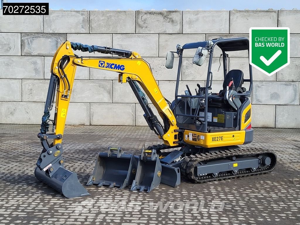 Minibagger del tipo XCMG XE27 E WARRANTY - PIN-ON/3 BUCEKTS - KUBOTA ENGINE, Neumaschine en Veghel (Imagen 1)