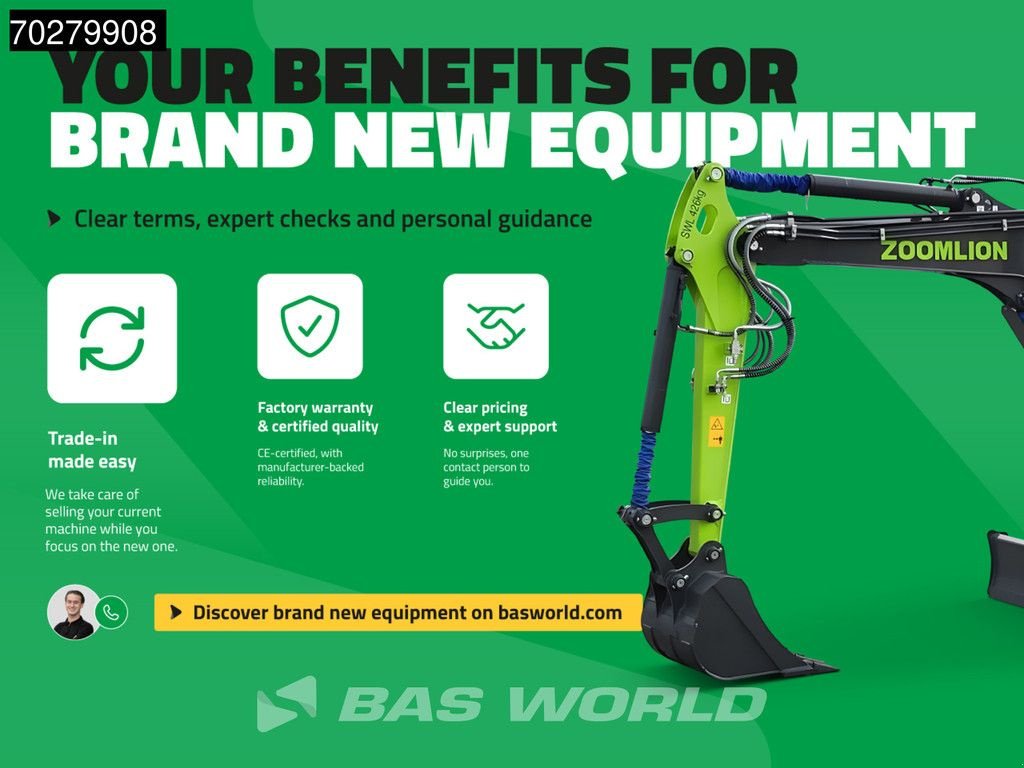 Minibagger typu XCMG XE35 E FACTORY WARRANTY - YANMAR ENGINE - CE CERTIFIED, Neumaschine w Veghel (Zdjęcie 3)