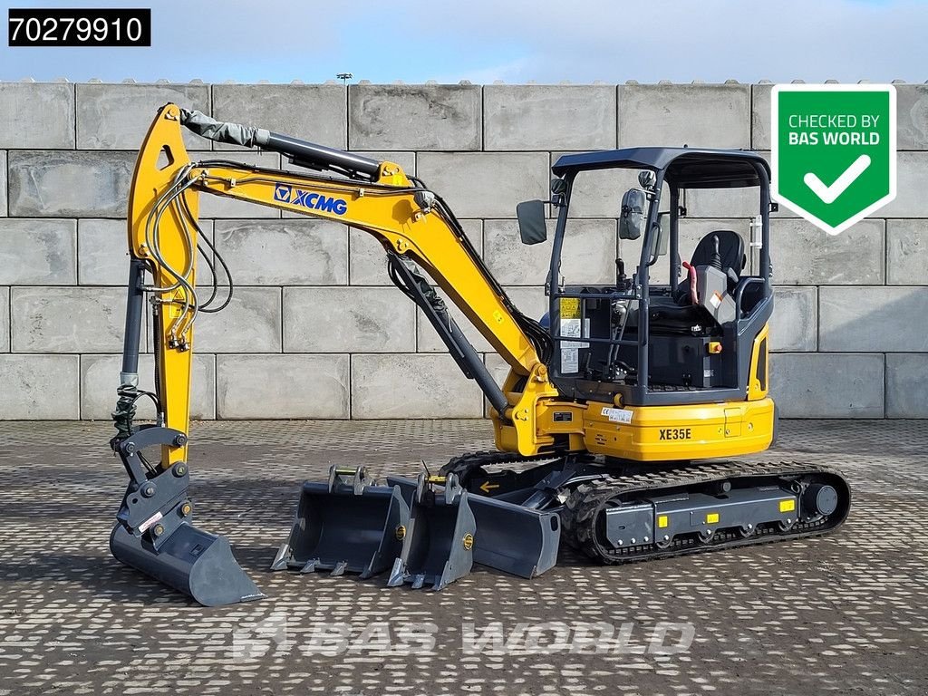 Minibagger del tipo XCMG XE35 E WARRANTY - PIN-ON/3 BUCKETS - YANMAR ENGINE, Neumaschine en Veghel (Imagen 1)