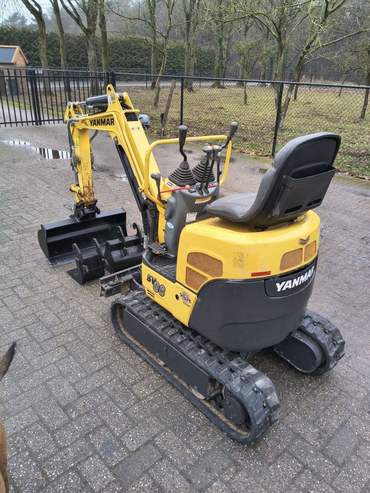 Minibagger del tipo Yanmar Sv 08, Gebrauchtmaschine In Veldhoven (Immagine 6)