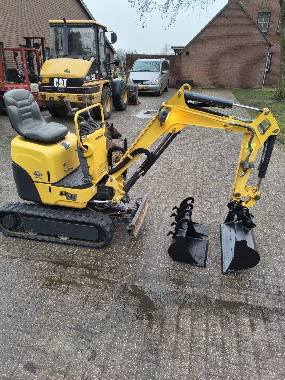 Minibagger del tipo Yanmar Sv 08, Gebrauchtmaschine In Veldhoven (Immagine 4)