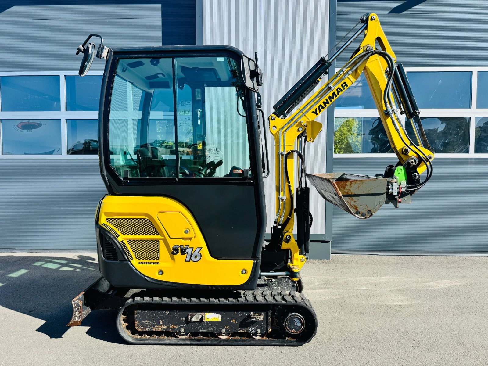 Minibagger des Typs Yanmar SV 16, Gebrauchtmaschine in Falkenstein (Bild 3)