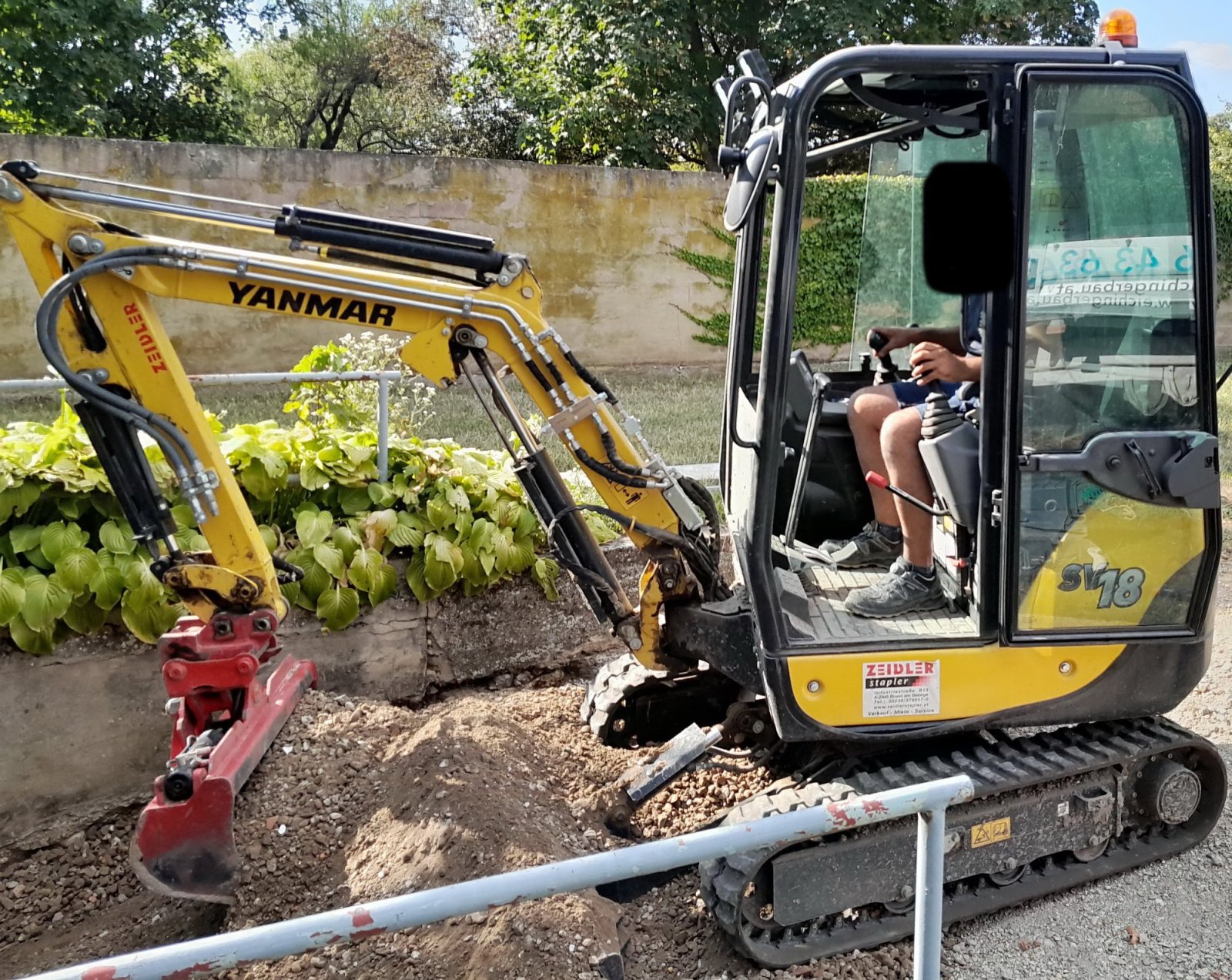 Minibagger a típus Yanmar SV 18, Gebrauchtmaschine ekkor: Nickelsdorf (Kép 4)