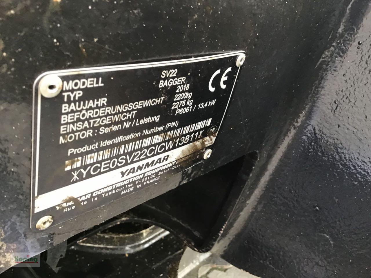 Minibagger des Typs Yanmar SV 22, Gebrauchtmaschine in Bakum (Bild 11)