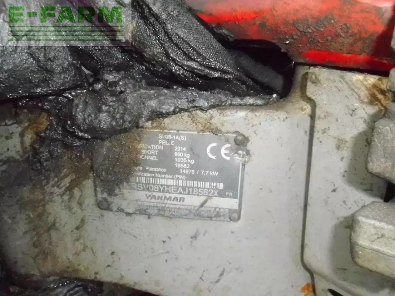 Minibagger типа Yanmar sv08 ( 1.035kg ) verstellfahrwerk + 2 löffel, Gebrauchtmaschine в ST. NIKOLAI/DR. (Фотография 7)