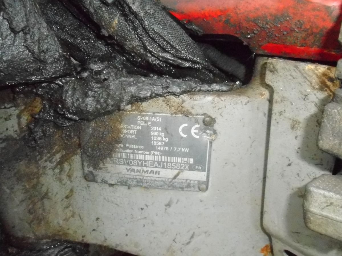 Minibagger typu Yanmar SV08 ( 1.035kg ) Verstellfahrwerk + 2 Löffel, Gebrauchtmaschine v St. Nikolai ob Draßling (Obrázek 7)