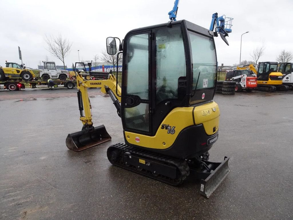 Minibagger del tipo Yanmar SV16, Gebrauchtmaschine In Zutphen (Immagine 4)