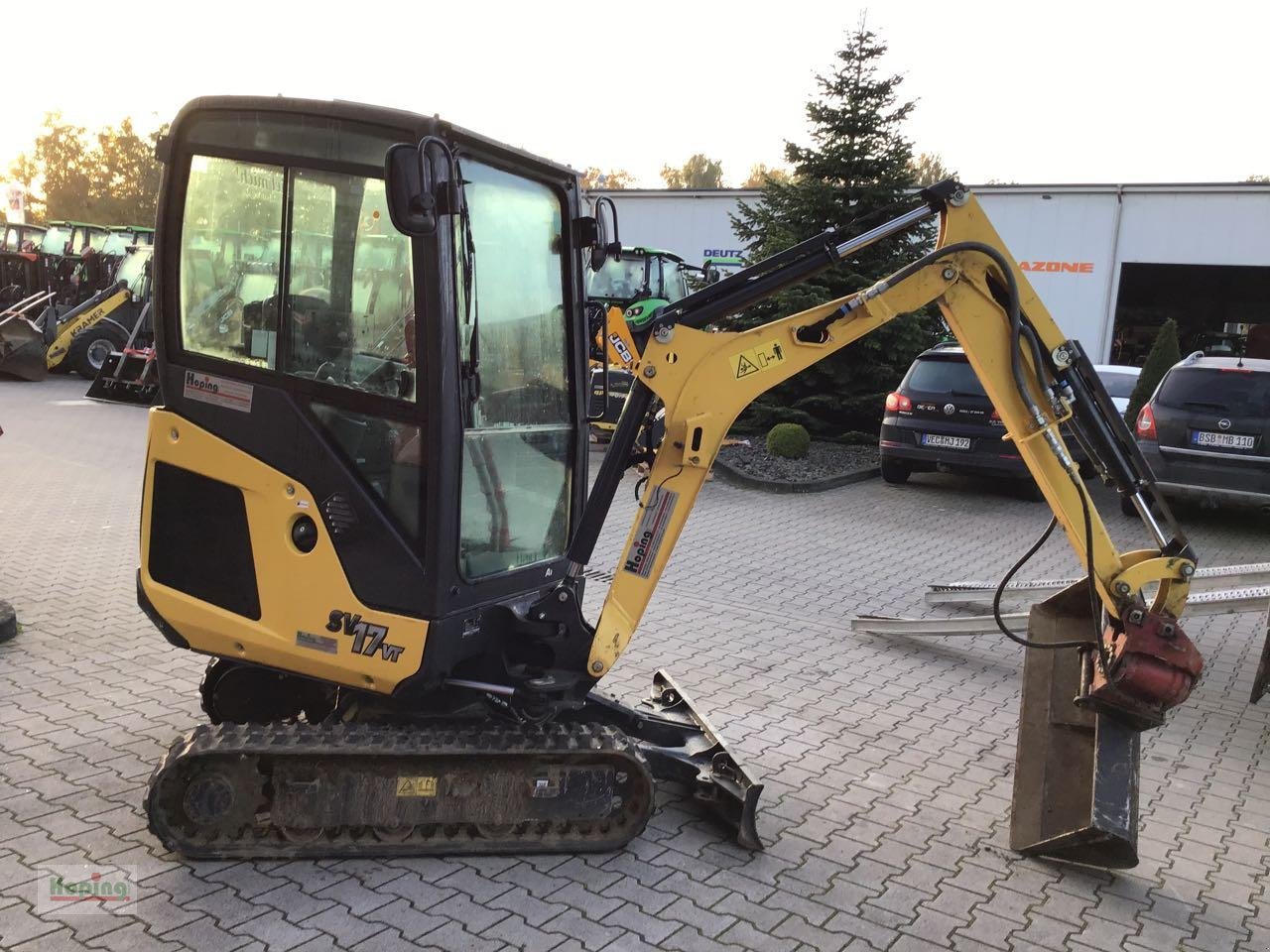 Minibagger des Typs Yanmar SV17 VT, Mietmaschine in Bakum (Bild 3)