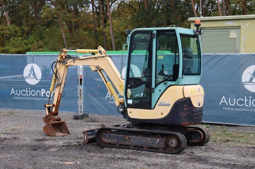 Minibagger Türe ait Yanmar SV22, Gebrauchtmaschine içinde Antwerpen (resim 3)