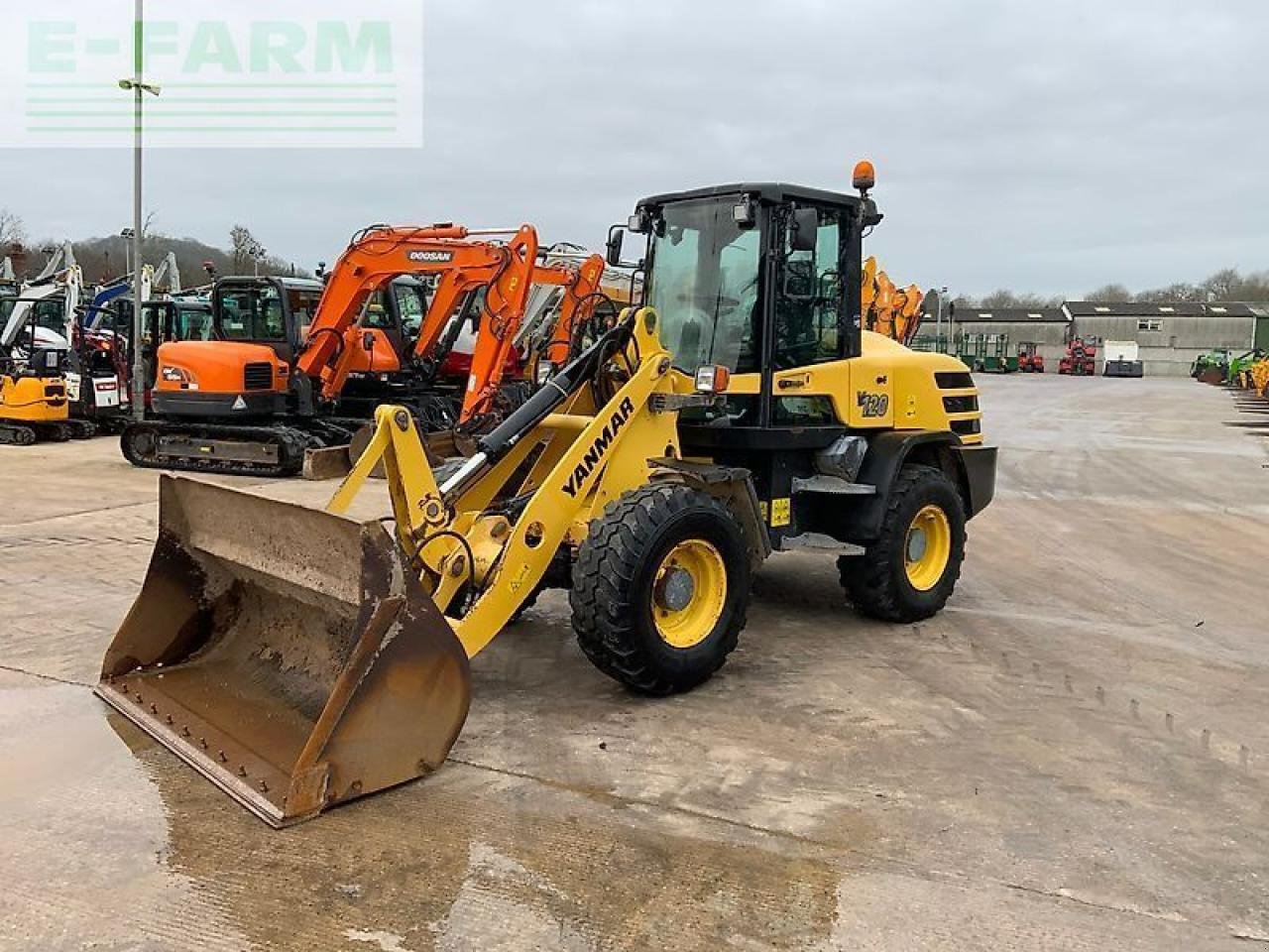 Minibagger типа Yanmar v120 wheeled loading shovel (st25672), Gebrauchtmaschine в SHAFTESBURY (Фотография 5)