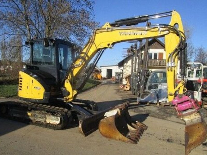 Minibagger a típus Yanmar VIO 57-6A - POWERTILT + Schnellwechsler + 4 Löff, Gebrauchtmaschine ekkor: Gnas