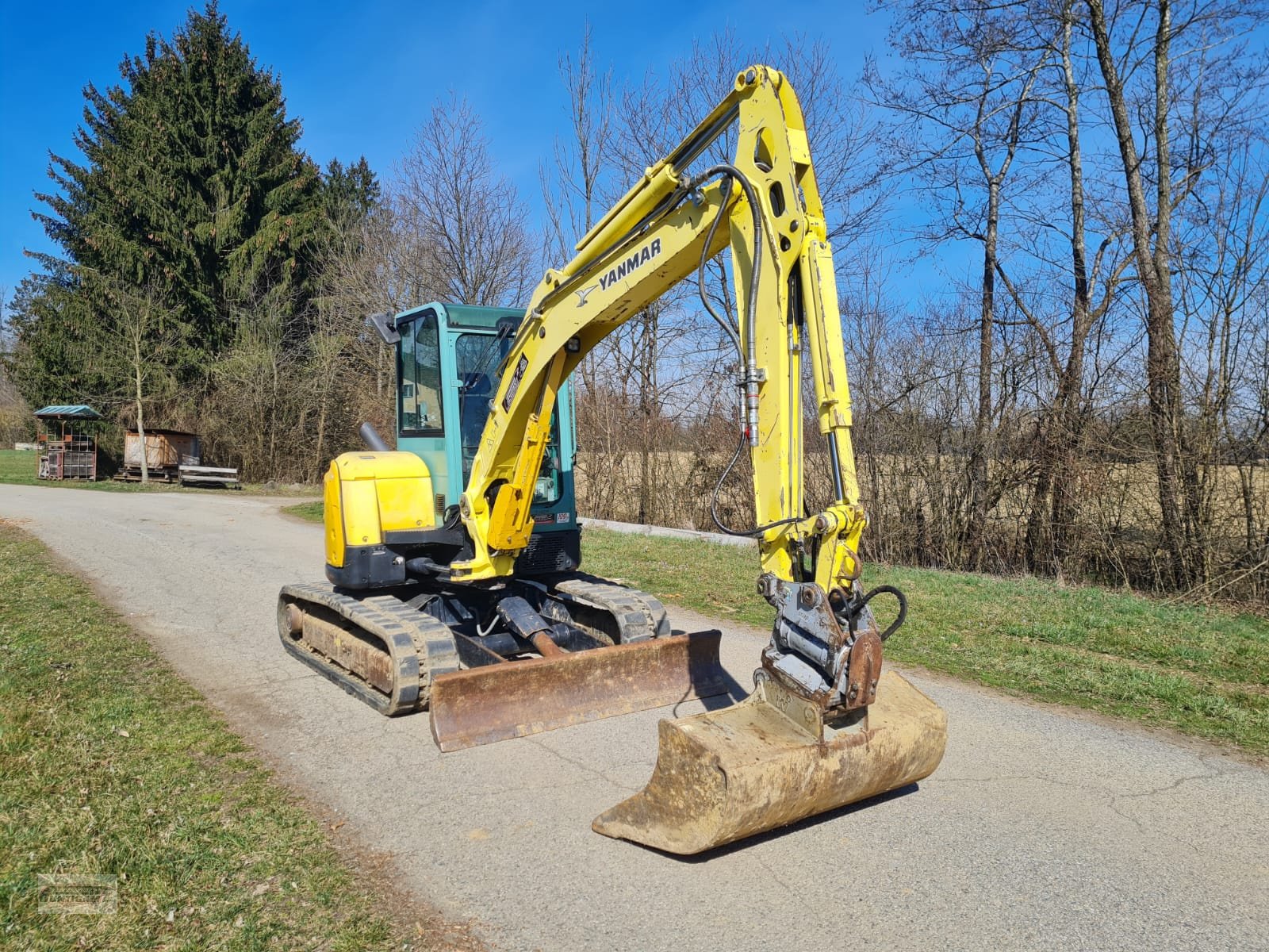 Minibagger des Typs Yanmar VIO 57-U, Gebrauchtmaschine in Deutsch - Goritz (Bild 4)