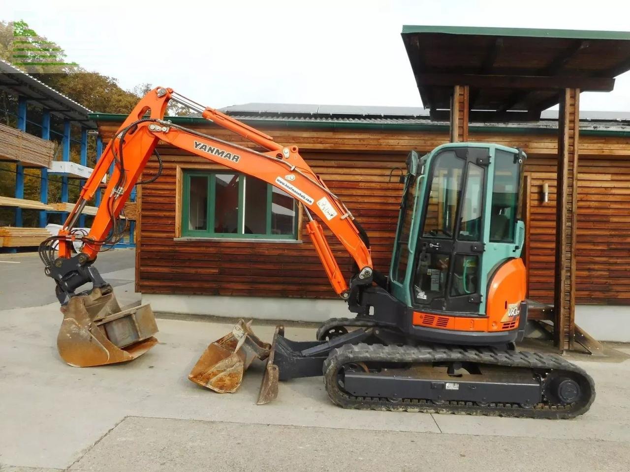 Minibagger del tipo Yanmar vio57 ( 5.325kg ) powertilt + hydr. sw + 3 löffe, Gebrauchtmaschine en ST. NIKOLAI/DR. (Imagen 1)