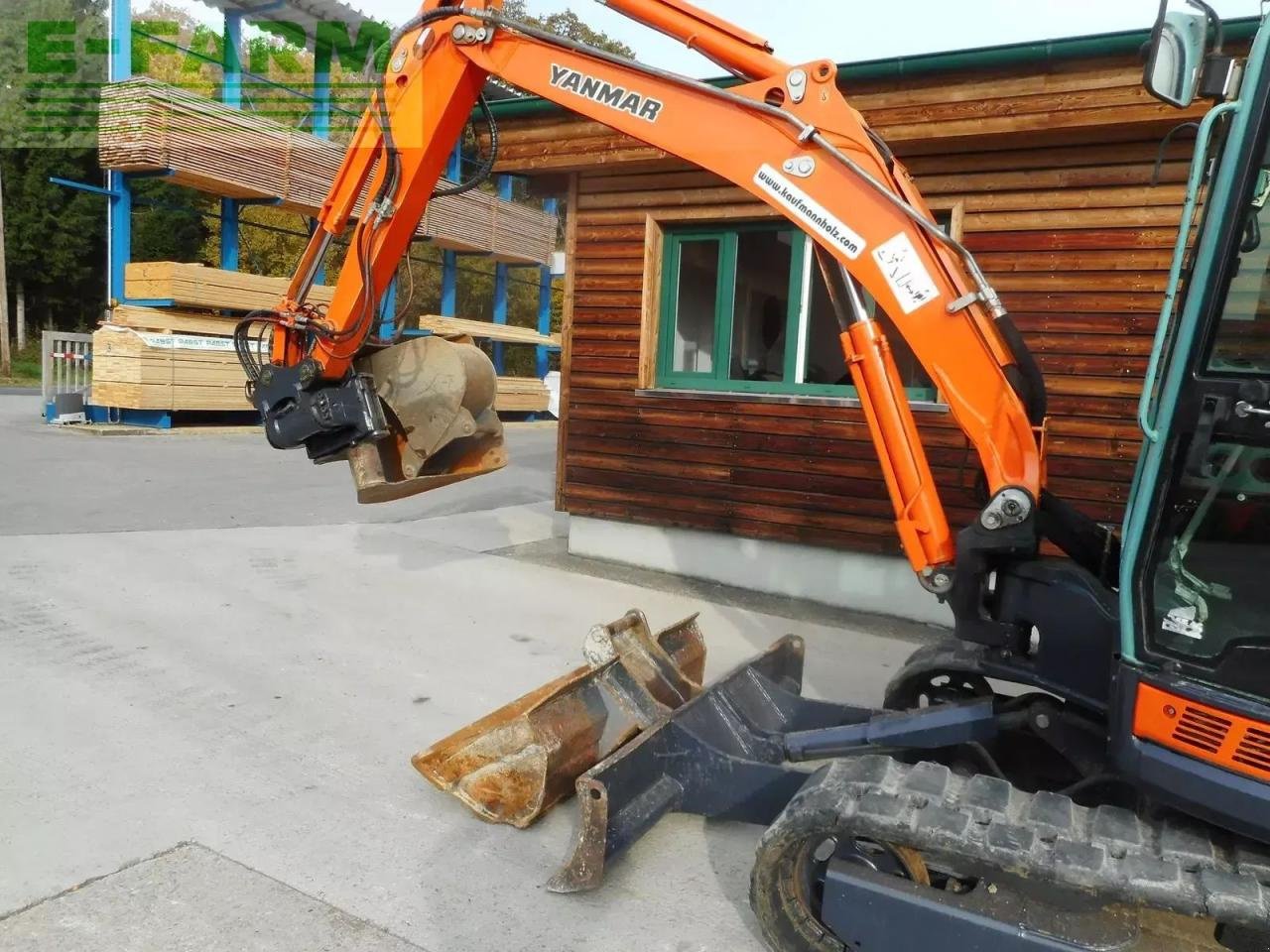 Minibagger del tipo Yanmar vio57 ( 5.325kg ) powertilt + hydr. sw + 3 löffe, Gebrauchtmaschine en ST. NIKOLAI/DR. (Imagen 13)