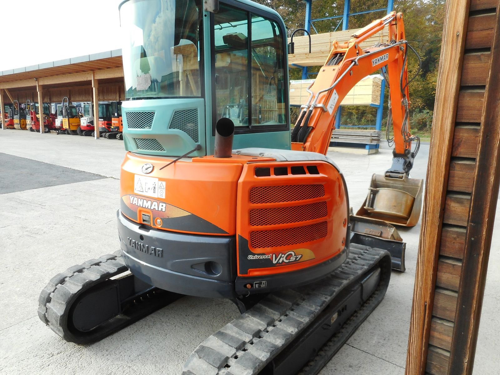 Minibagger del tipo Yanmar Vio57 ( 5.325kg ) POWERTILT + hydr. SW + 3 Löffe, Gebrauchtmaschine In St. Nikolai ob Draßling (Immagine 4)