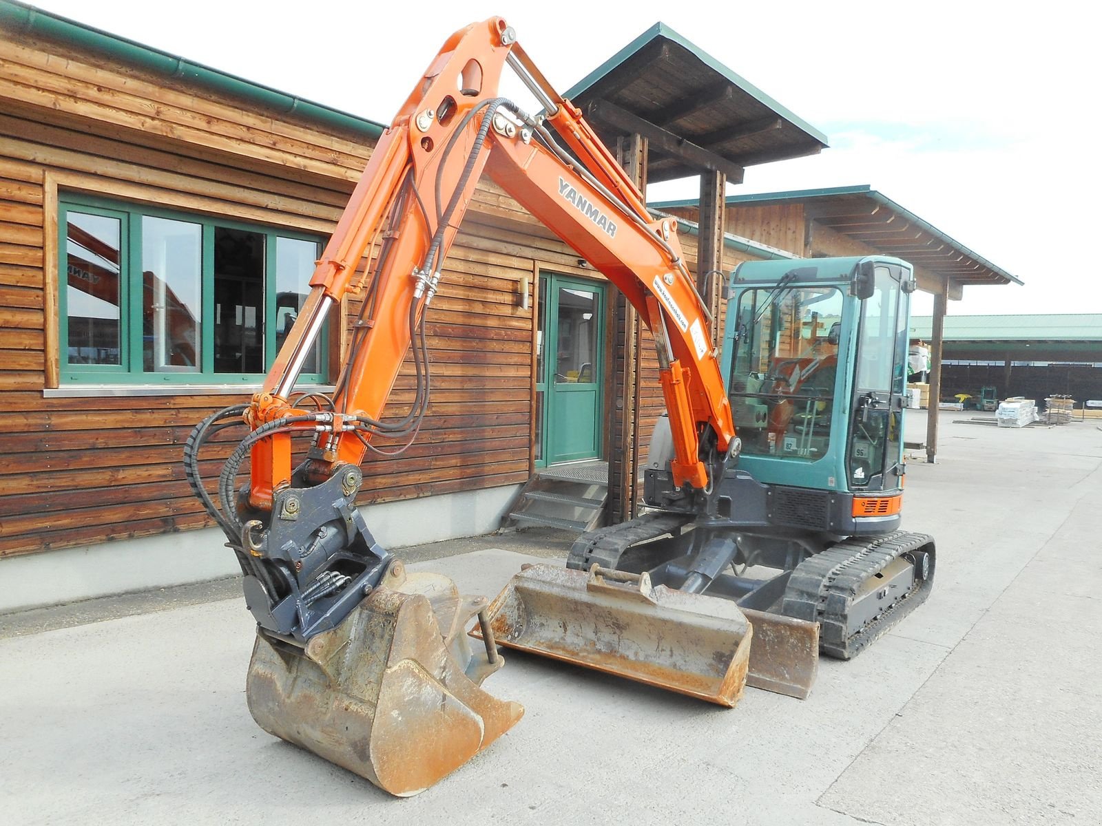 Minibagger del tipo Yanmar Vio57 ( 5.325kg ) POWERTILT + hydr. SW + 3 Löffe, Gebrauchtmaschine In St. Nikolai ob Draßling (Immagine 2)