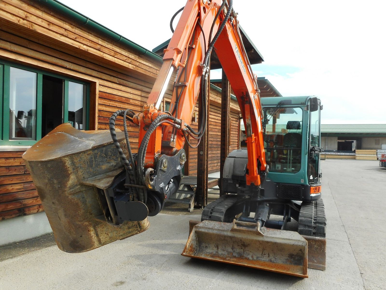 Minibagger del tipo Yanmar Vio57 ( 5.325kg ) POWERTILT + hydr. SW + 3 Löffe, Gebrauchtmaschine In St. Nikolai ob Draßling (Immagine 14)