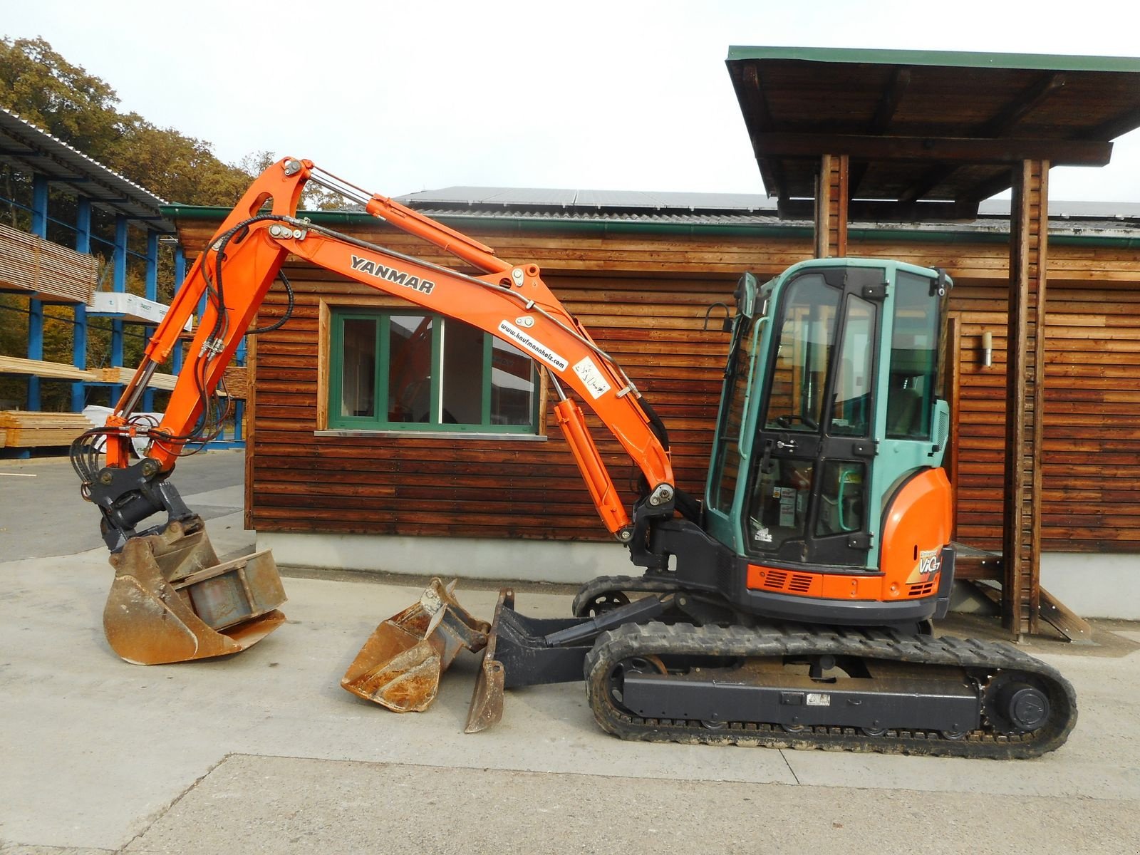 Minibagger del tipo Yanmar Vio57 ( 5.325kg ) POWERTILT + hydr. SW + 3 Löffe, Gebrauchtmaschine In St. Nikolai ob Draßling (Immagine 1)