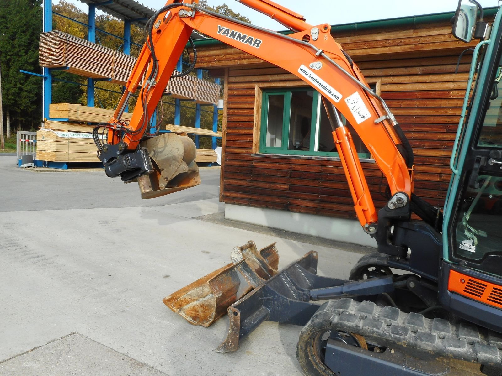 Minibagger del tipo Yanmar Vio57 ( 5.325kg ) POWERTILT + hydr. SW + 3 Löffe, Gebrauchtmaschine In St. Nikolai ob Draßling (Immagine 13)