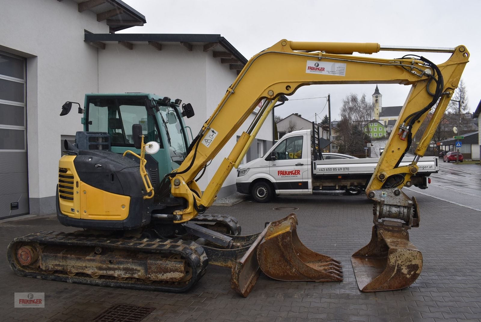 Minibagger typu Yanmar VIO80-1A mit Powertilt, Gebrauchtmaschine v Putzleinsdorf (Obrázek 2)