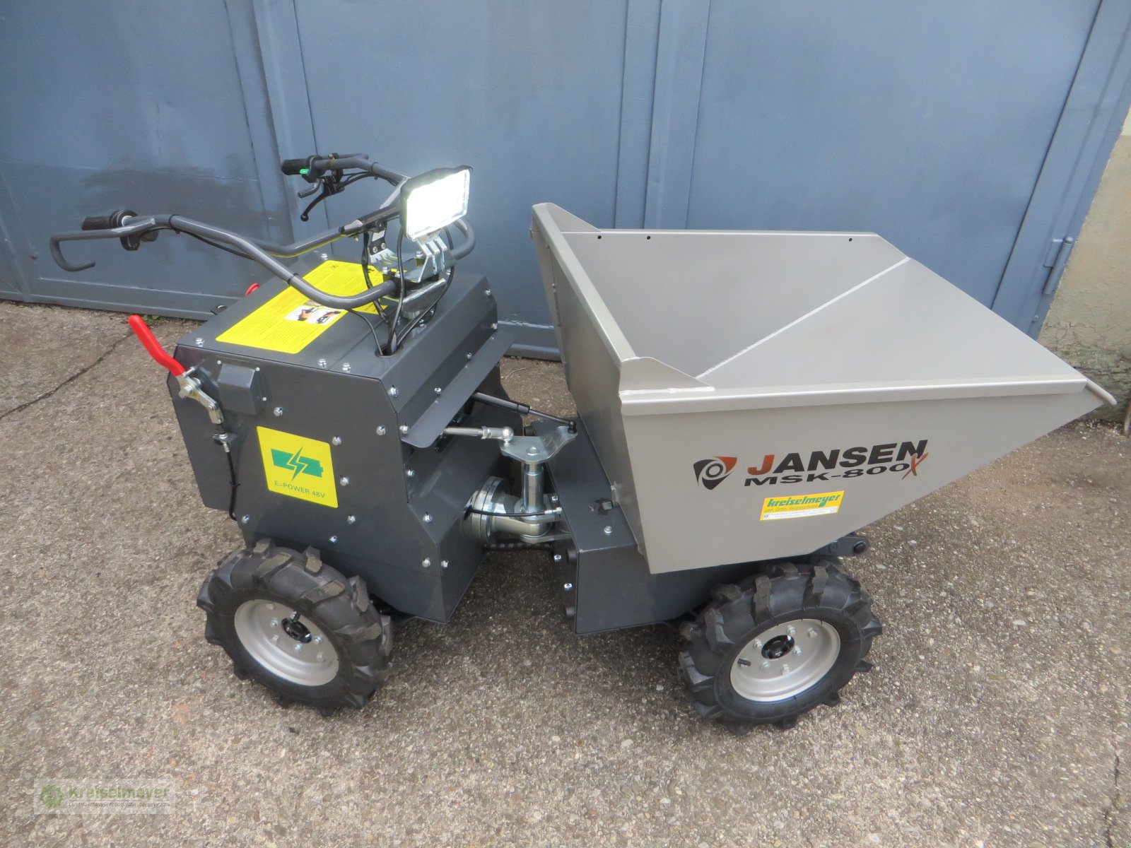 Minidumper des Typs Jansen MSK-800 X ALLRAD Elektro / Akku Rad-Antrieb Knicklenker **SOFORT VERFÜGBAR**, Neumaschine in Feuchtwangen (Bild 5)