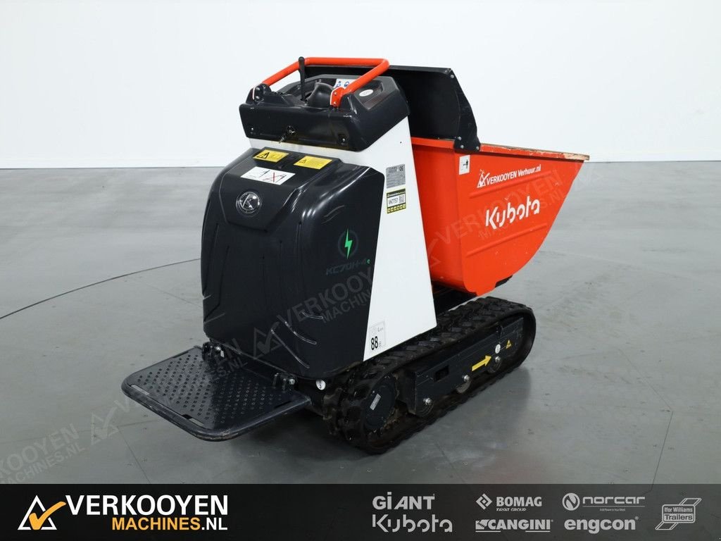 Minidumper tipa Kubota KC70H-4e Elektrische rupsdumper Rupsdumper Elektrisch, Gebrauchtmaschine u Vessem (Slika 10)