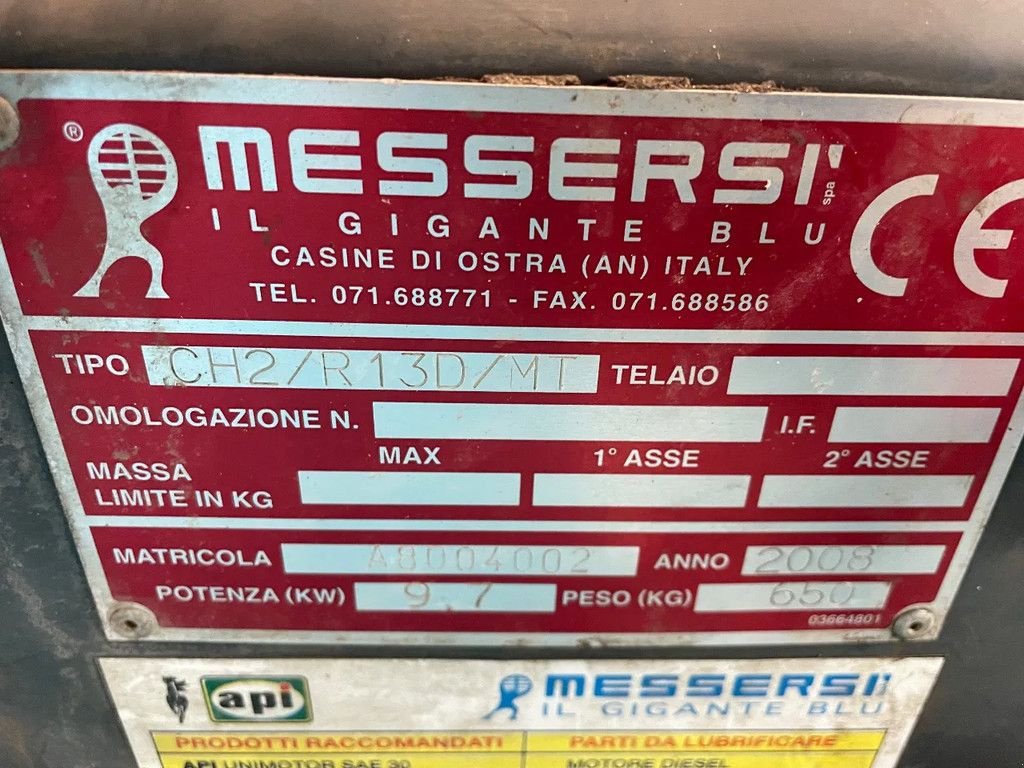 Minidumper typu Messersi CH2-R 13D Kubota diesel rupsdumper met schep, Gebrauchtmaschine v Kwintsheul (Obrázek 7)