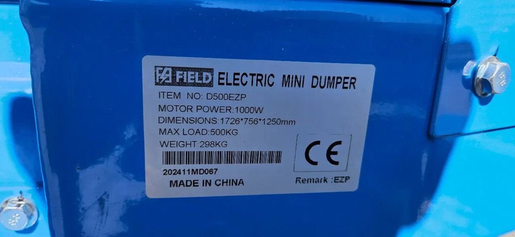 Minidumper des Typs Sonstige WOLF Electric wiel dumper, Gebrauchtmaschine in Scharsterbrug (Bild 10)