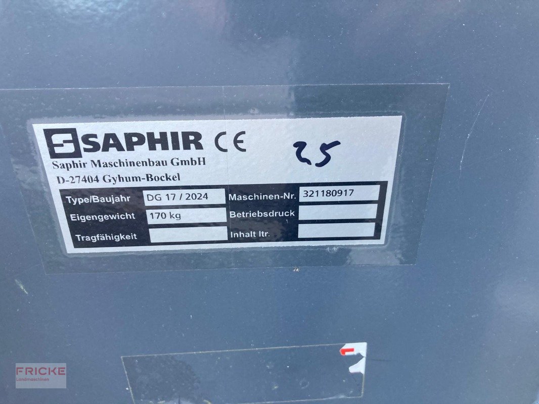 Mistgabel от тип Saphir DG 17 Euro, Neumaschine в Bockel - Gyhum (Снимка 2)