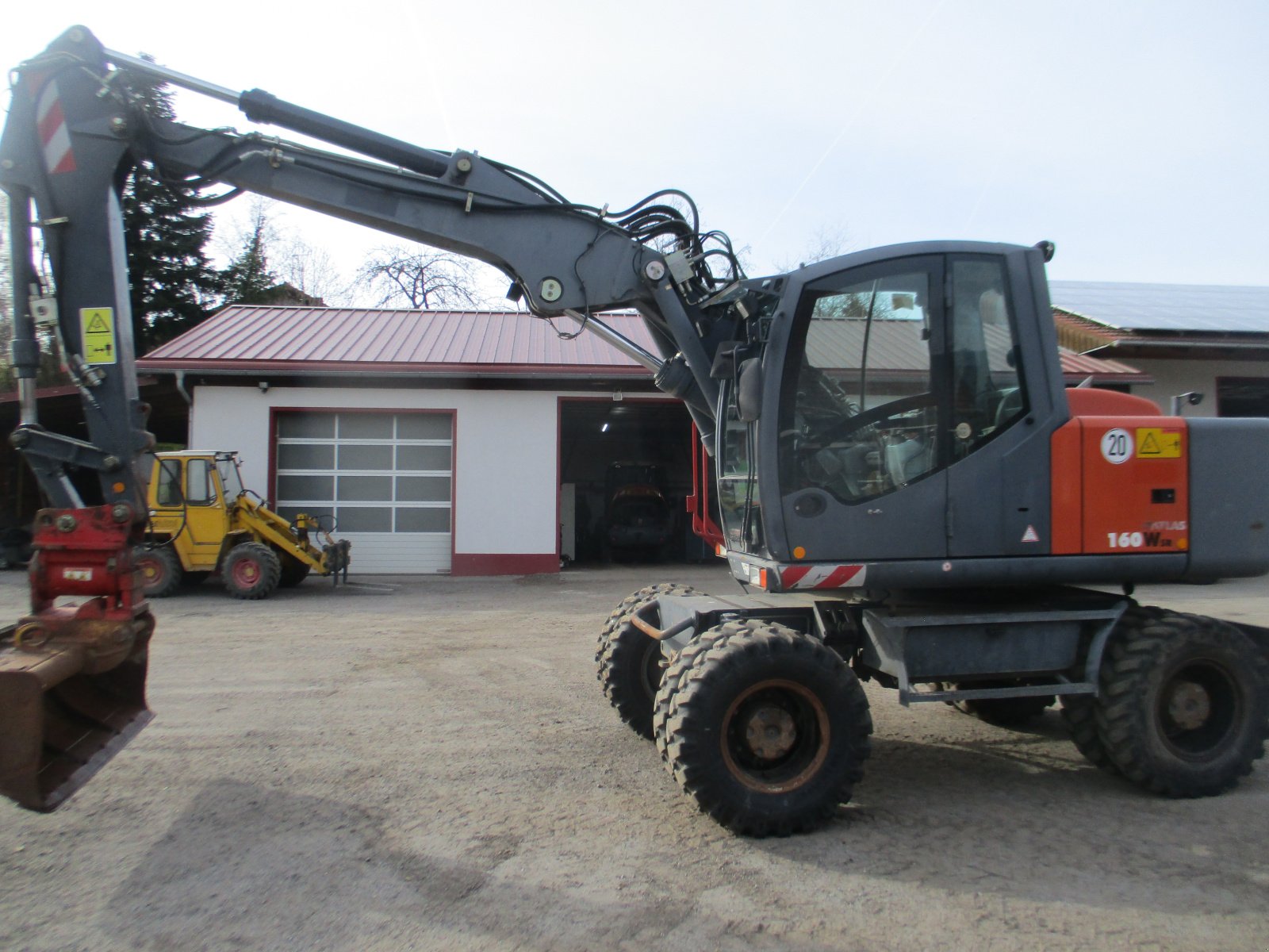 Mobilbagger des Typs Atlas 160 WSR mit Powertilt, Gebrauchtmaschine in Haselbach (Bild 7)