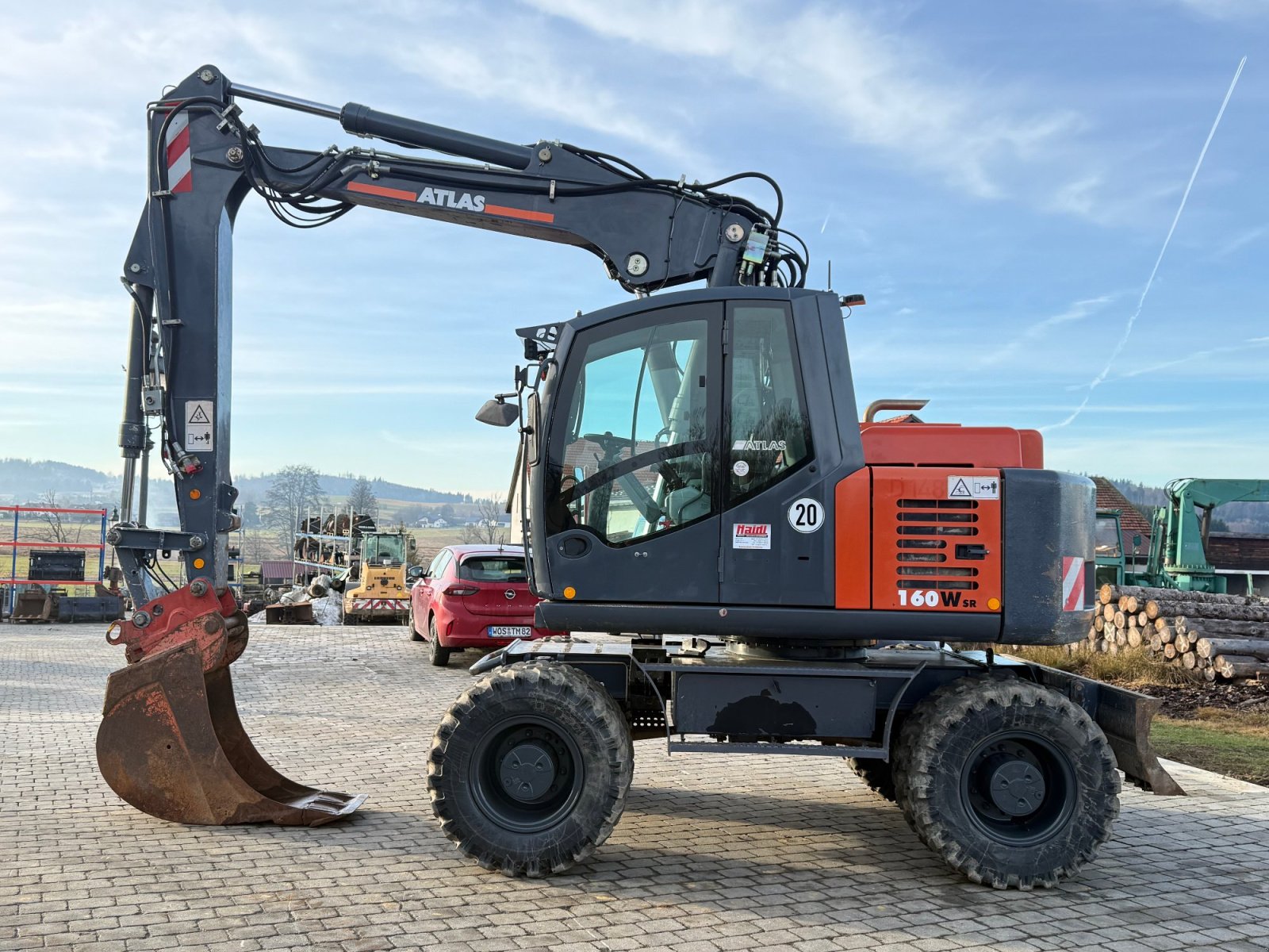 Mobilbagger типа Atlas 160W SR, Gebrauchtmaschine в Neureichenau (Фотография 1)