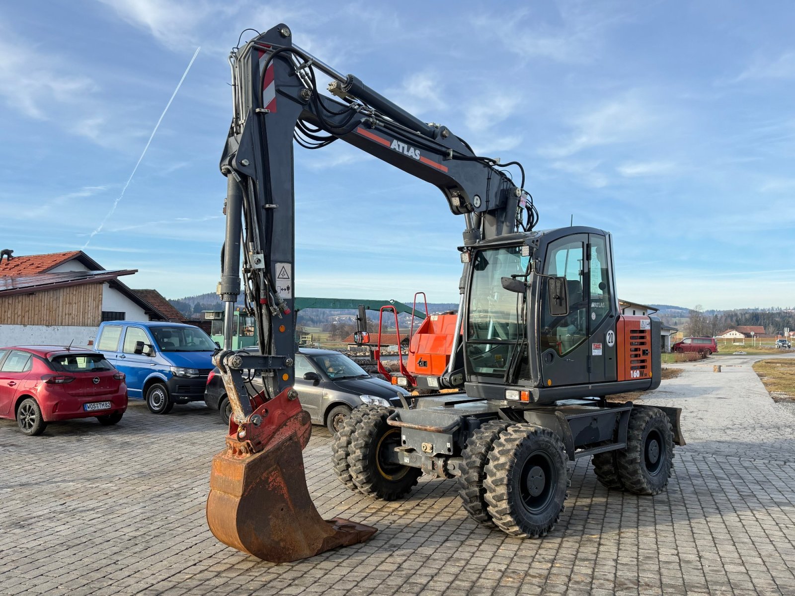 Mobilbagger типа Atlas 160W SR, Gebrauchtmaschine в Neureichenau (Фотография 2)