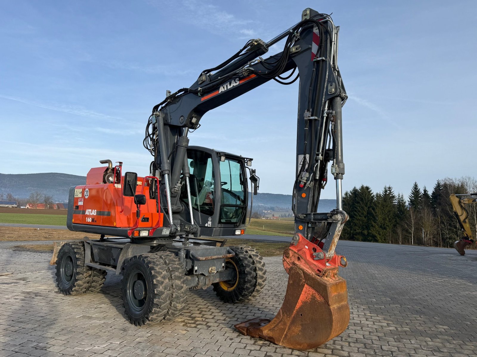 Mobilbagger типа Atlas 160W SR, Gebrauchtmaschine в Neureichenau (Фотография 3)