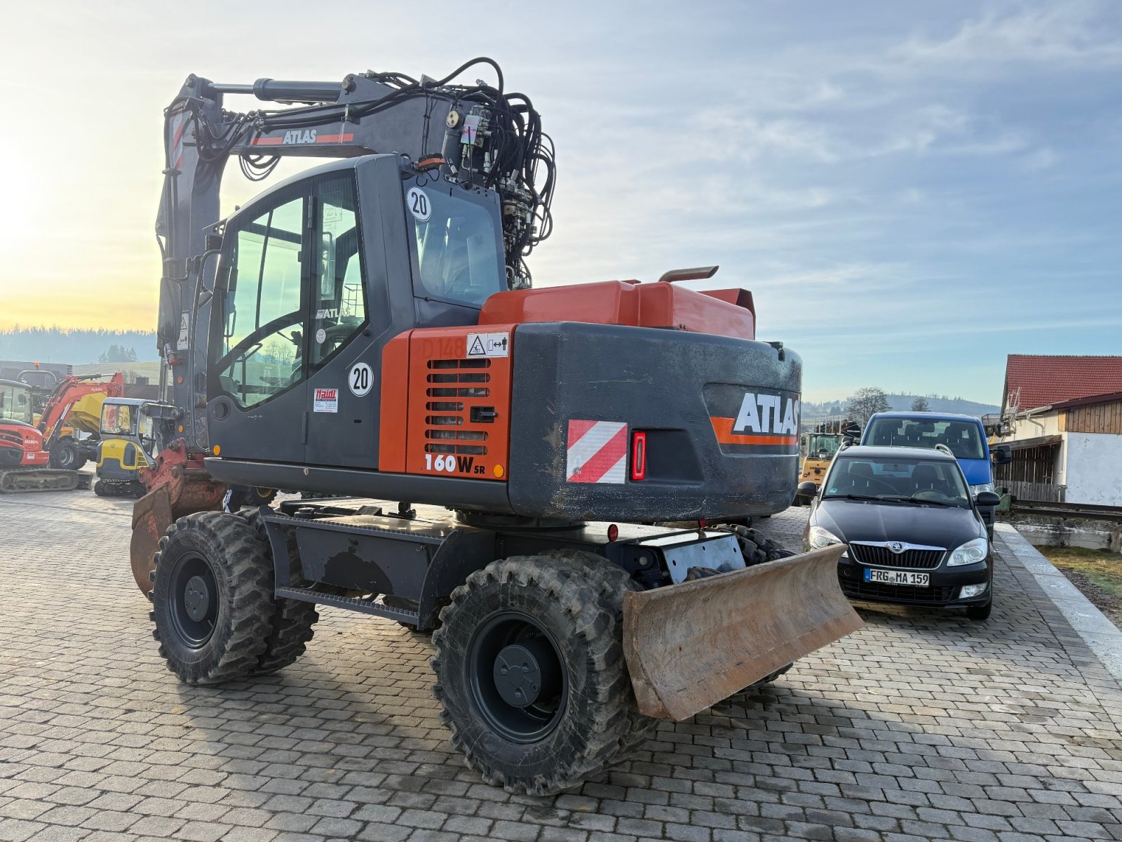 Mobilbagger типа Atlas 160W SR, Gebrauchtmaschine в Neureichenau (Фотография 8)