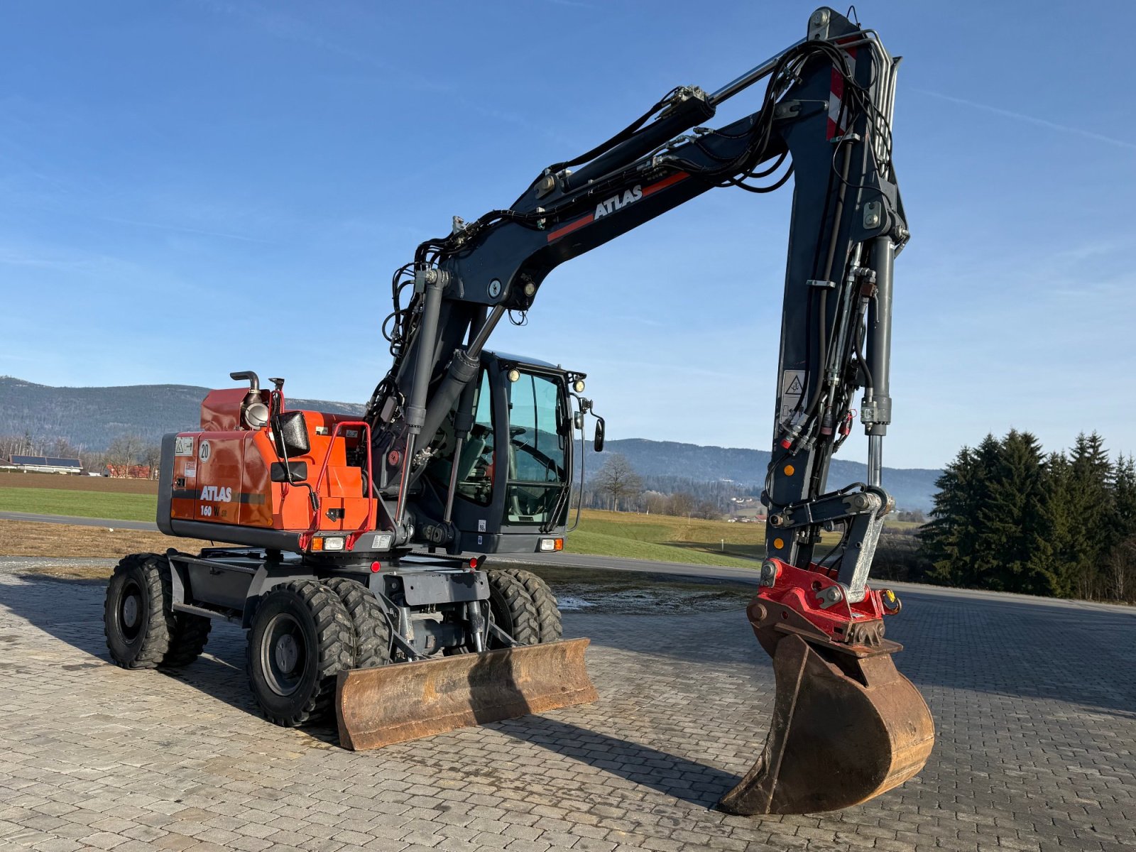 Mobilbagger типа Atlas 160W, Gebrauchtmaschine в Neureichenau (Фотография 3)