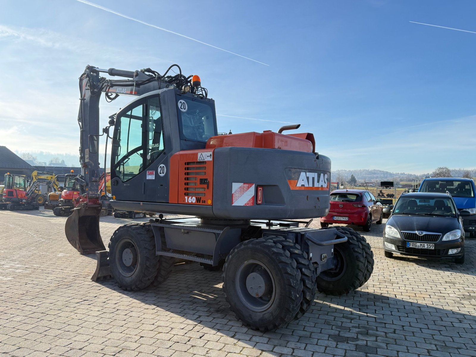 Mobilbagger типа Atlas 160W, Gebrauchtmaschine в Neureichenau (Фотография 8)