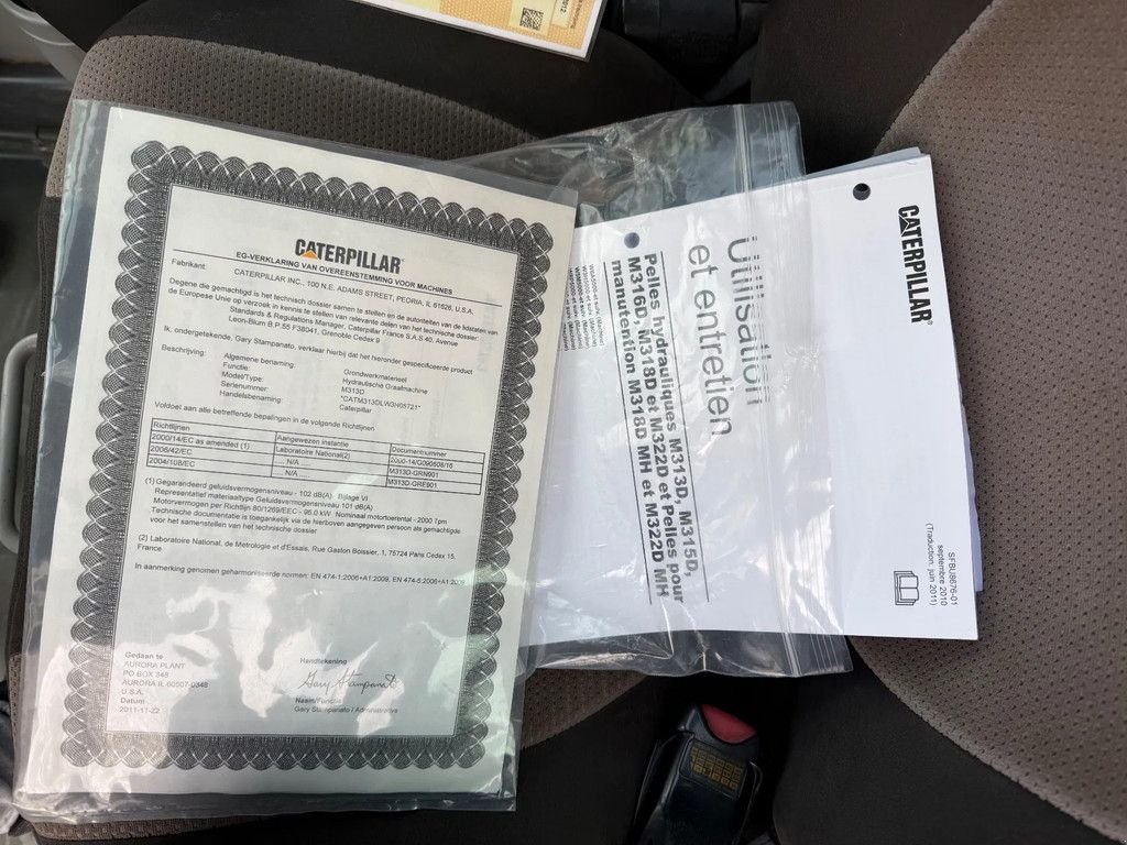 Mobilbagger des Typs Caterpillar M313D, Gebrauchtmaschine in Doetinchem (Bild 11)