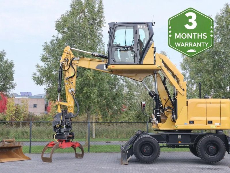 Mobilbagger от тип Caterpillar M314 07A ELEVATING GRAB ROTOTILT BSS GRAB WARRANTY, Gebrauchtmaschine в Marknesse (Снимка 1)
