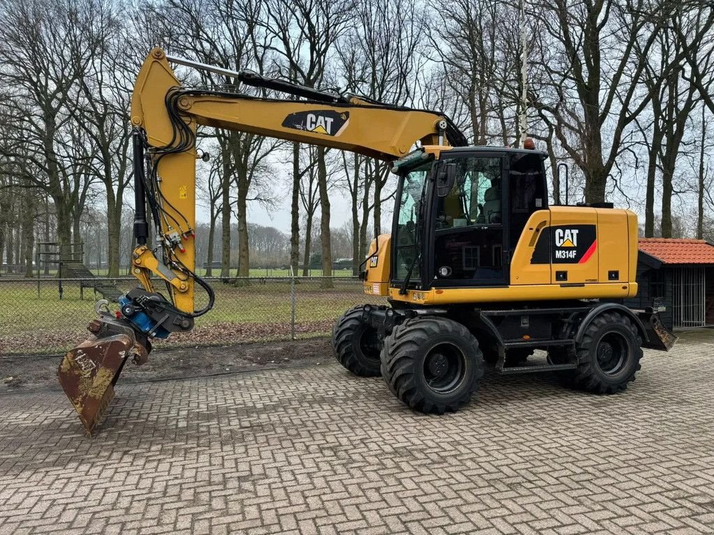 Mobilbagger tip Caterpillar M314F Mobiele kraan, Gebrauchtmaschine in Harskamp (Poză 1)