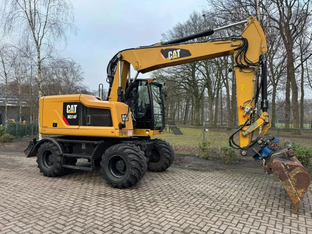 Mobilbagger tip Caterpillar M314F Mobiele kraan, Gebrauchtmaschine in Harskamp (Poză 3)