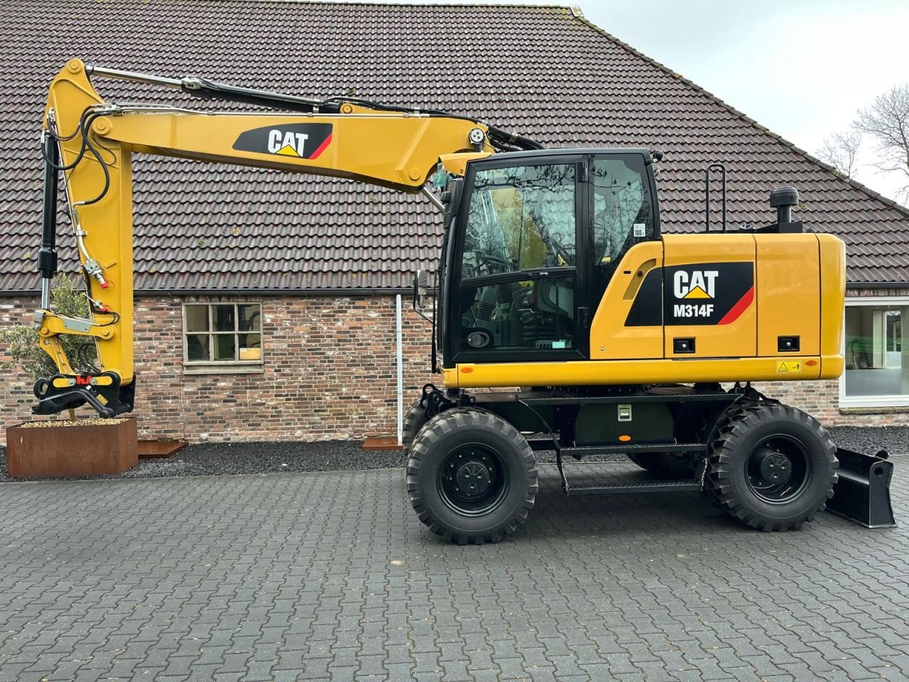 Mobilbagger van het type Caterpillar M314F, Gebrauchtmaschine in Nijelamer (Foto 1)