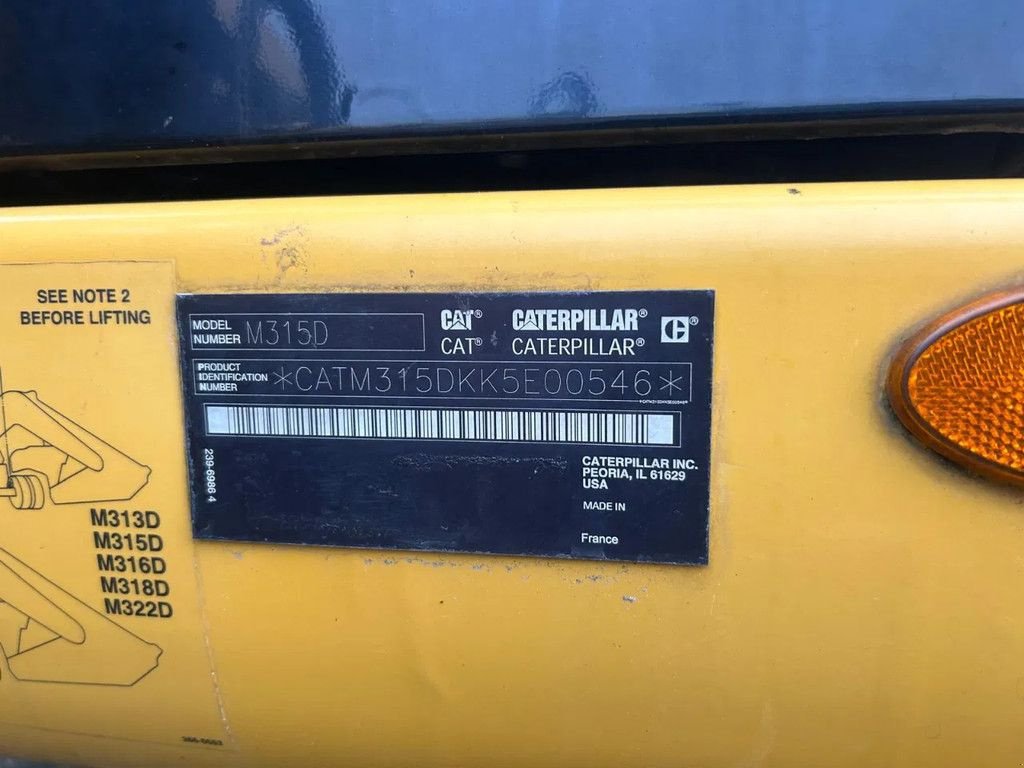 Mobilbagger типа Caterpillar M315D, Gebrauchtmaschine в Barneveld (Фотография 8)