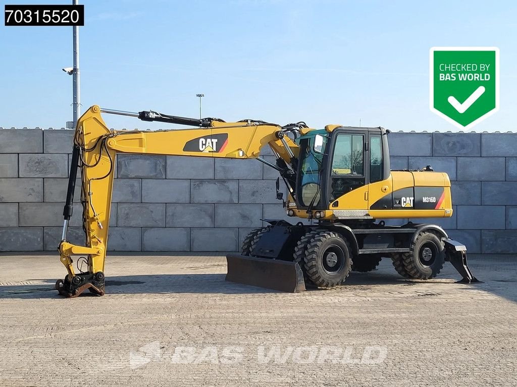 Mobilbagger типа Caterpillar M316 D, Gebrauchtmaschine в Veghel (Фотография 1)