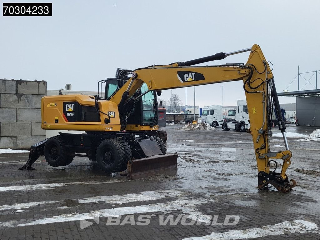 Mobilbagger Türe ait Caterpillar M316 F M316F, Gebrauchtmaschine içinde Veghel (resim 11)