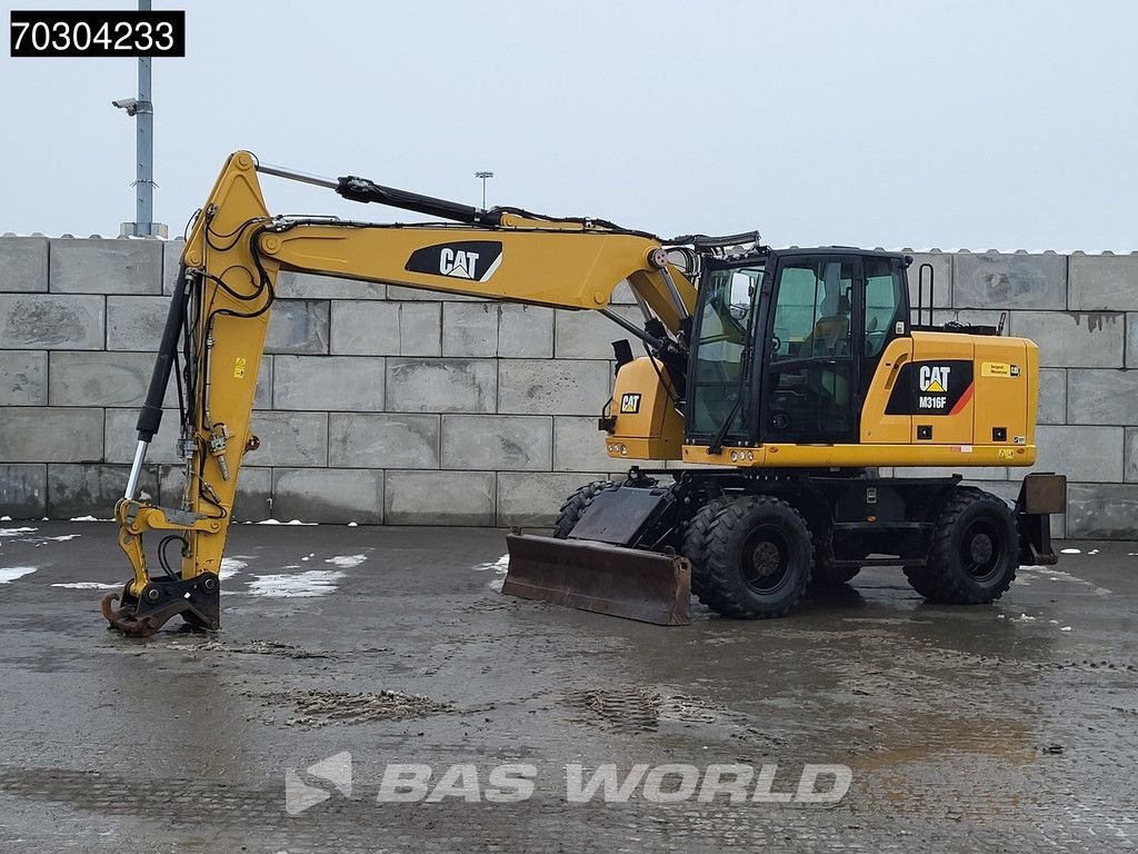 Mobilbagger Türe ait Caterpillar M316 F M316F, Gebrauchtmaschine içinde Veghel (resim 2)