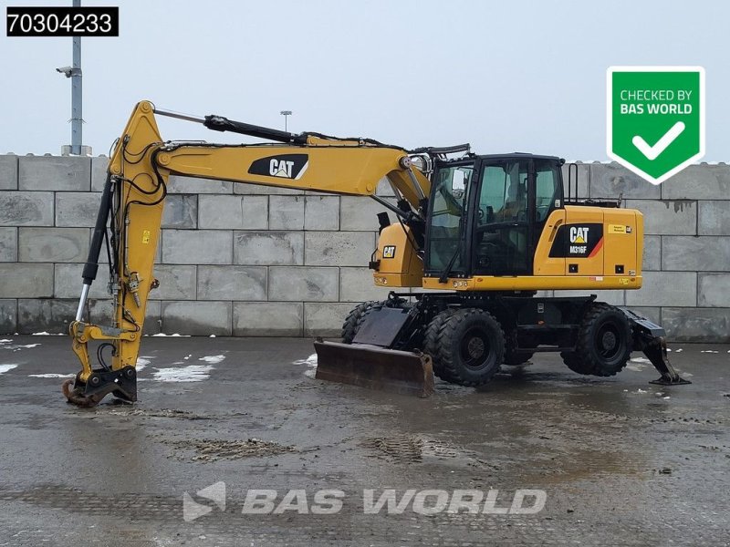 Mobilbagger Türe ait Caterpillar M316 F M316F, Gebrauchtmaschine içinde Veghel